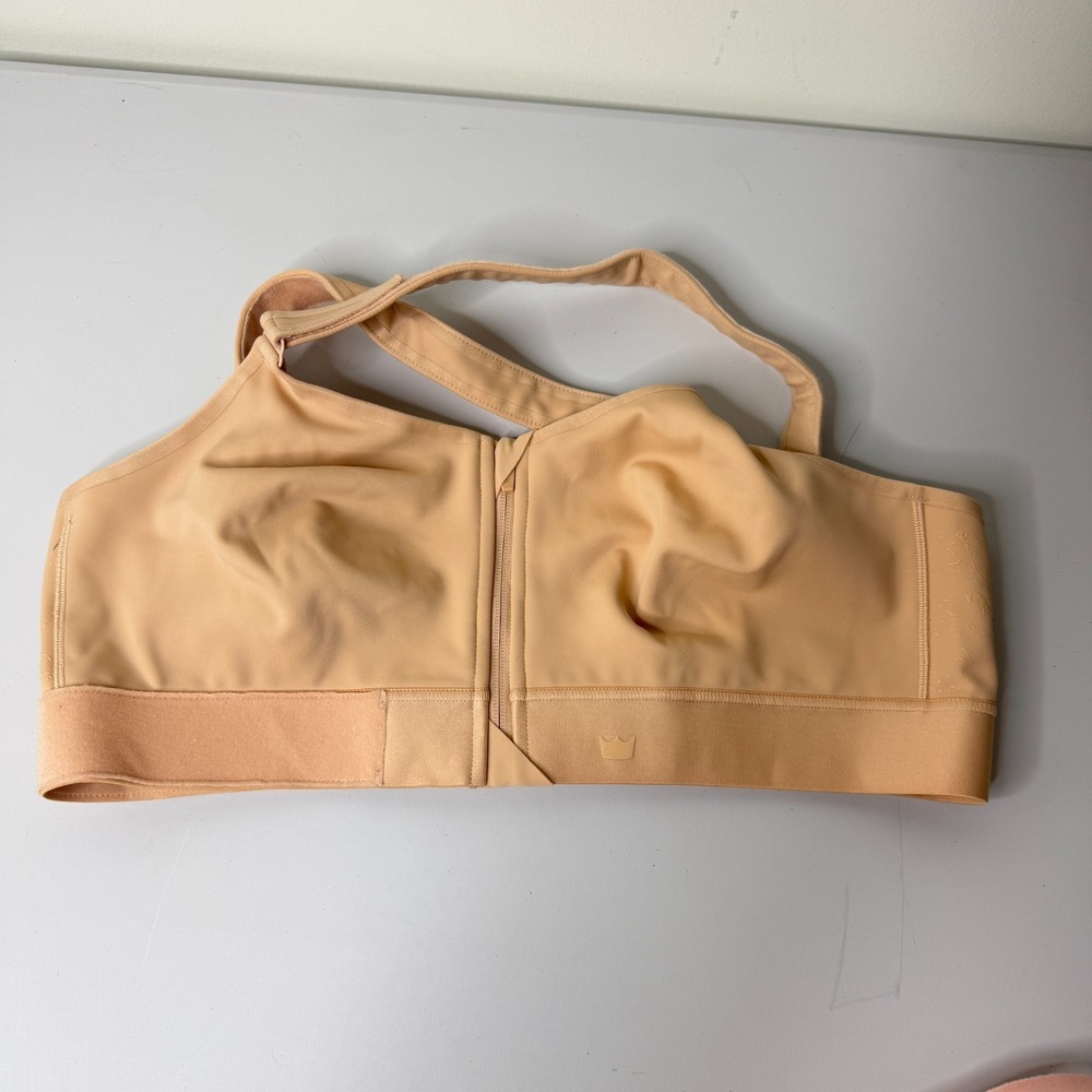 (2) SHEFIT FLEX Blush Sports Bra Size 3Luxe Supportive Activewear Medium Impact - Picture 2 of 14